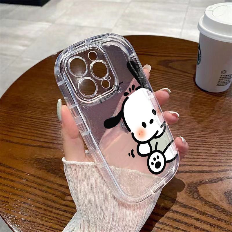✅Ốp Điện Thoại Mềm Trong Suốt Chống Sốc Hình Cún Pacha Cho Iphone14 Cute / / / xs 13xr11 8p12 7promax G2GS