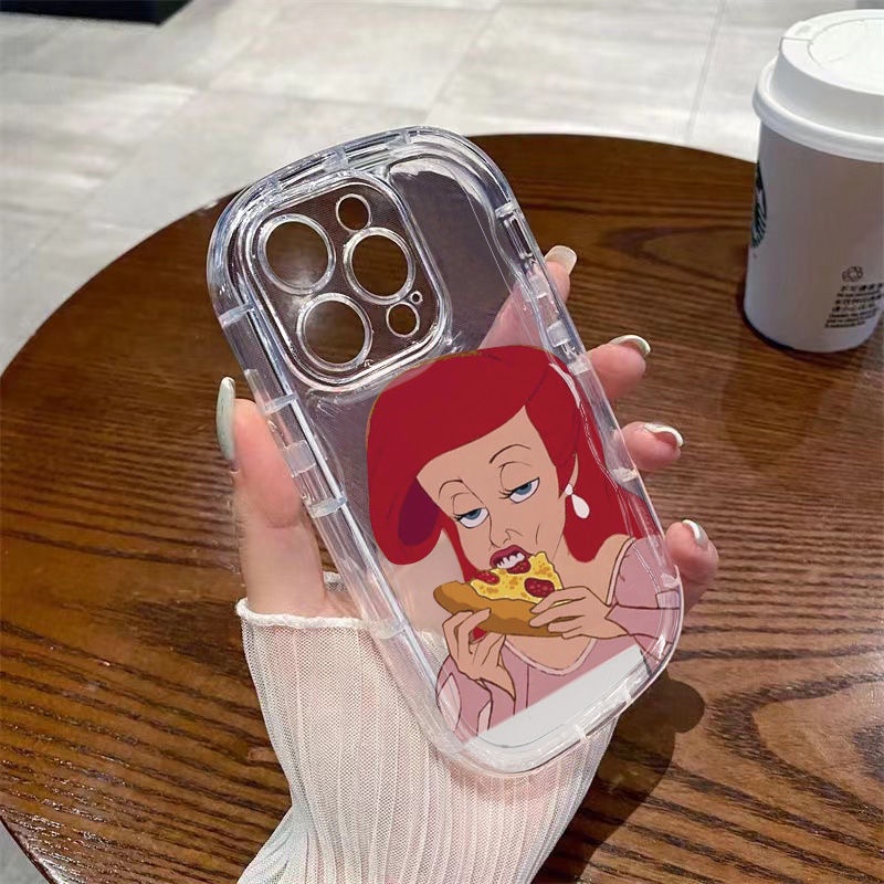 ✅Ốp Điện Thoại Mềm Trong Suốt Chống Sốc In Hình Pizza Cho Iphone 14 12 Xs Max 11 13 Xr 7 / / 8p JDI8