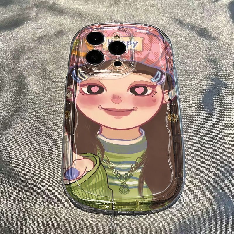 ✅Ốp Điện Thoại Mềm Trong Suốt Chống Sốc Cho Apple / girl 8p1113 / 7xs 12 xriPhone14promax