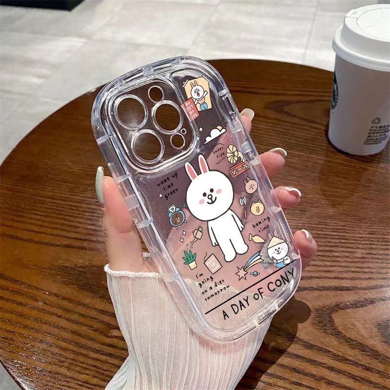 ✅Ốp Điện Thoại Mềm Trong Suốt Chống Sốc In Hình Thỏ Kenny Cho Iphone Xsmax12 / 1113 14 8p xr7