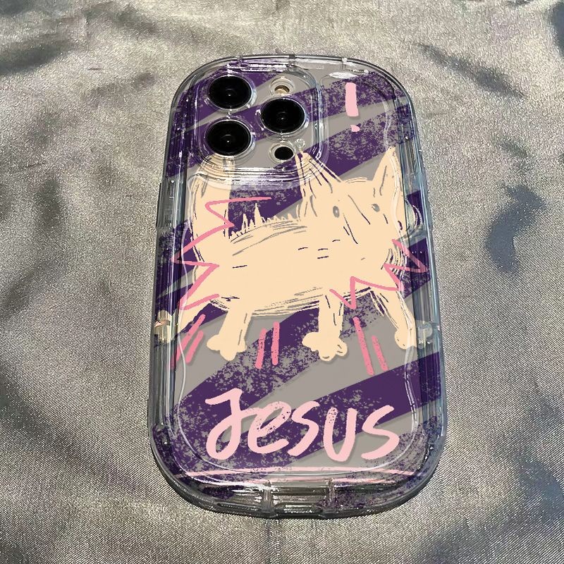 ✅Ốp Điện Thoại Mềm Trong Suốt Chống Sốc Hình Mèo Kitty Cho Iphone147 118p xr13 12 / promaxxs / Scare T7DV