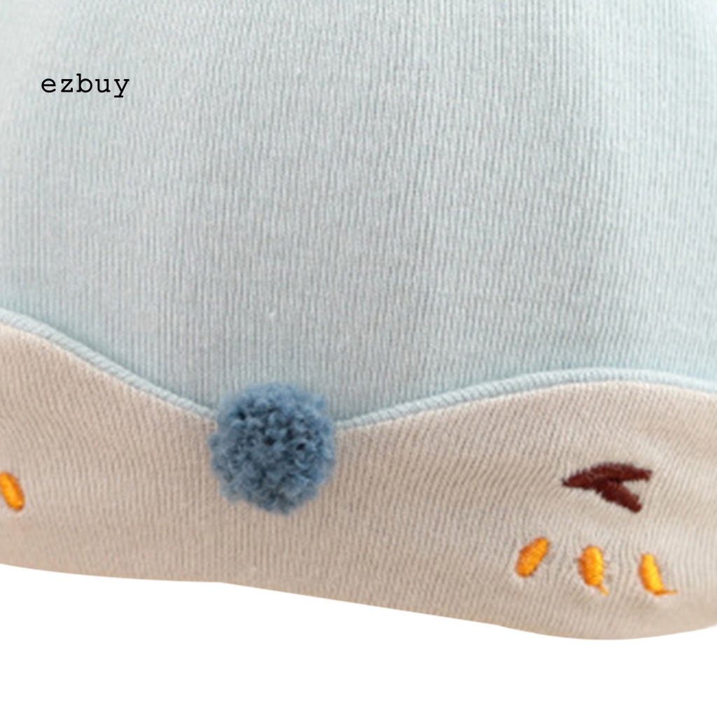Mũ Trùm Đầu Bằng Vải Cotton Thoải Mái Thiết Kế Tai Hươu Đáng Yêu Dành Cho Bé 0-4 Tháng Tuổi