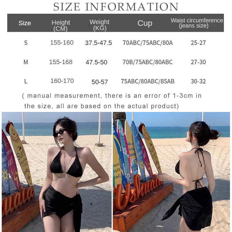 Bộ Đồ Bơi Bikini Ba Mảnh Thời Trang Âu Mỹ Quyến Rũ Cho Nữ | BigBuy360 - bigbuy360.vn