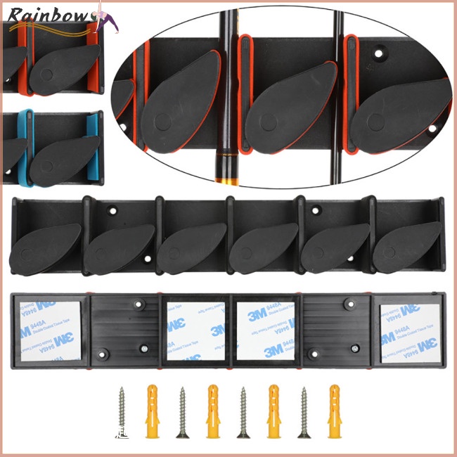 Giá Đỡ Cần Câu Cá Gắn Tường Đường Kính 3-19mm Tiện Dụng