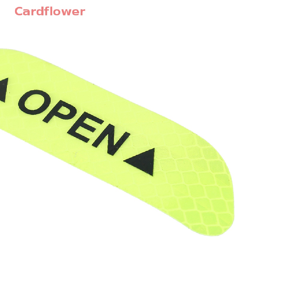 4 Miếng Dán Phản Quang Cảnh Báo Mở Cửa Xe Hơi Mới