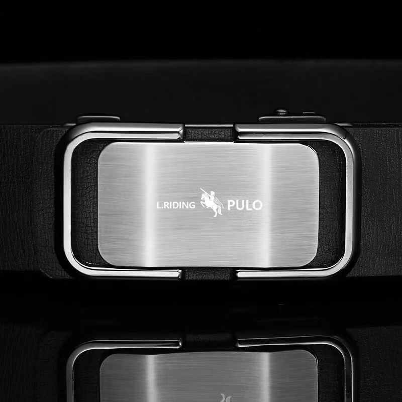 Thắt lưng nam da cao cấp, Dây nịt phong cách hàn quốc khóa tự động-L100