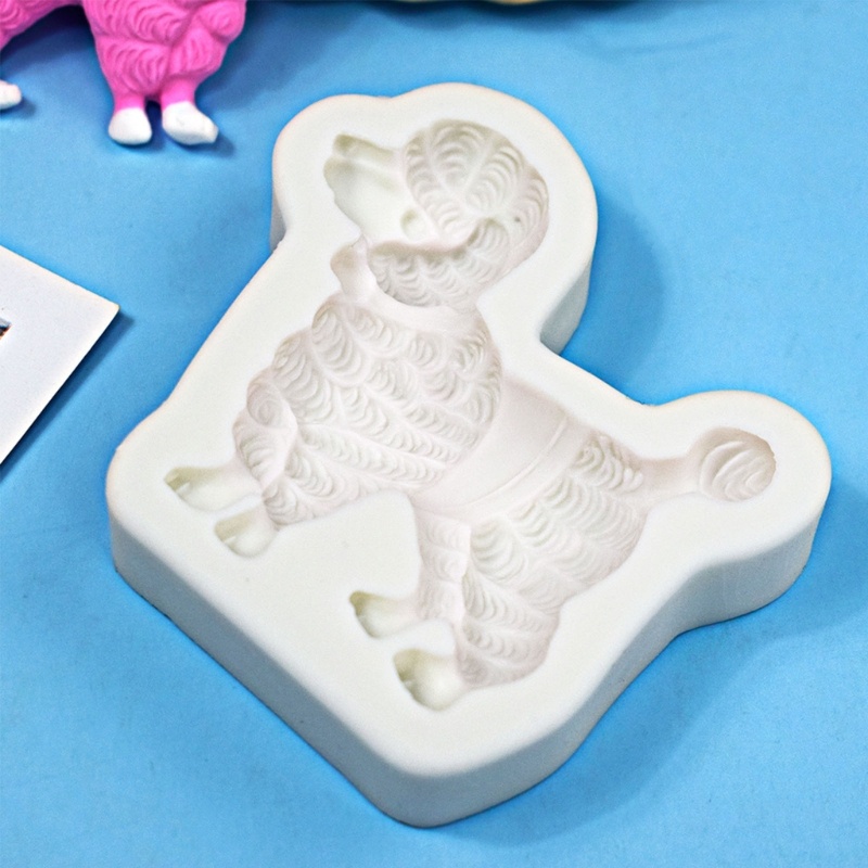 Khuôn Silicone Làm Bánh Tạo Hình Chú Cún 3D Độc Đáo Tiện Dụng