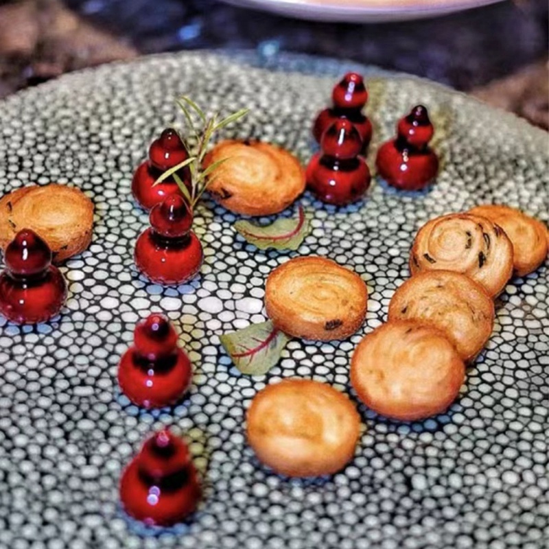 Khuôn Silicone 6 Ngăn Tạo Hình Quả Bầu Trang Trí Bánh / Làm Chocolate 3D