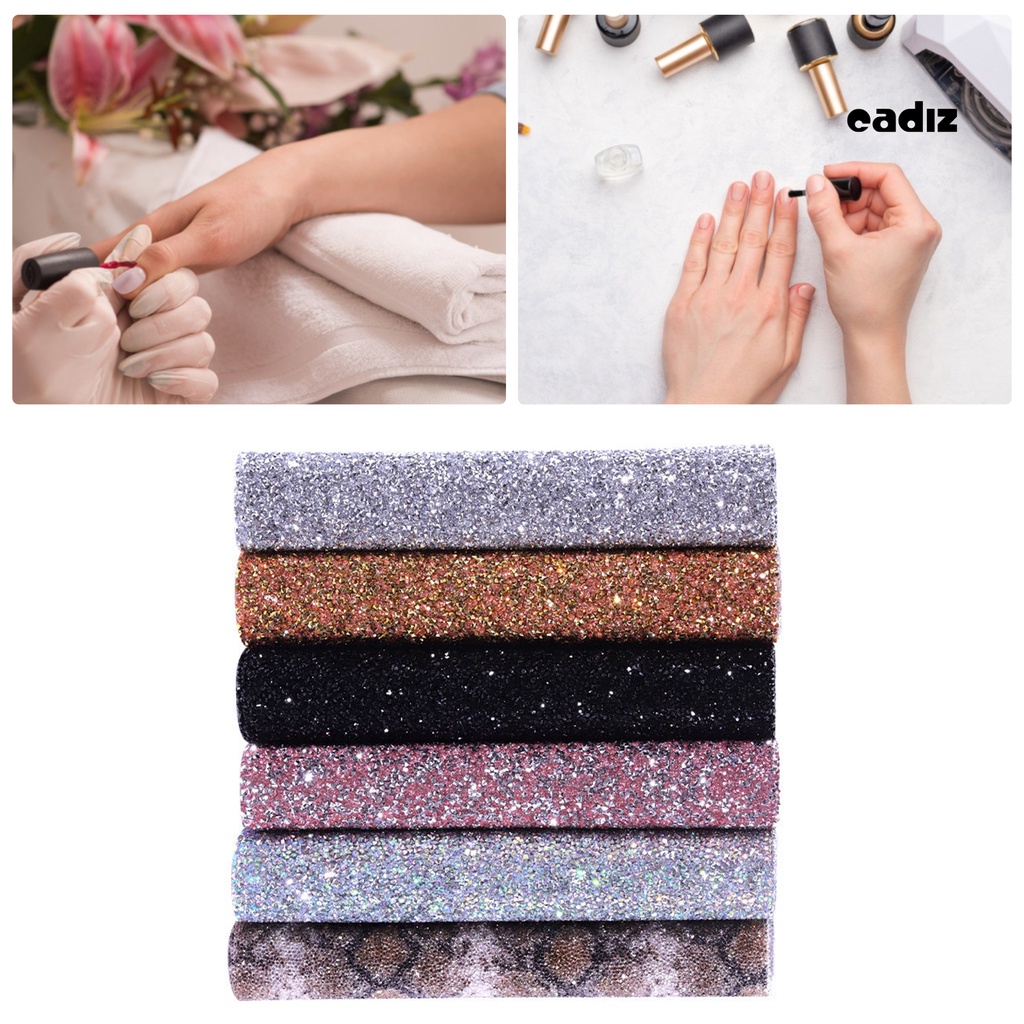 Thảm Lót Trưng Bày Móng Tay Nghệ Thuật Nhiều Màu Sắc Lấp Lánh Không Phai Đa Năng