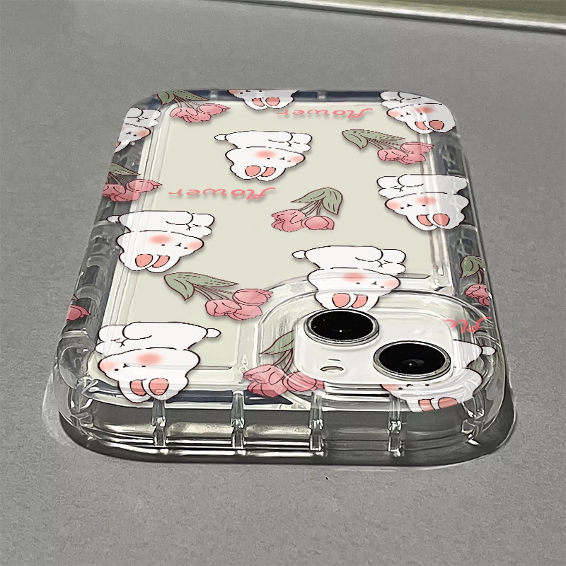 Ốp Điện Thoại Silicon TPU Mềm Trong Suốt Họa Tiết Dễ Thương Chống Sốc Cho IPhone 14 12 13 11 Pro XS Max 7 + 8 Plus X XR