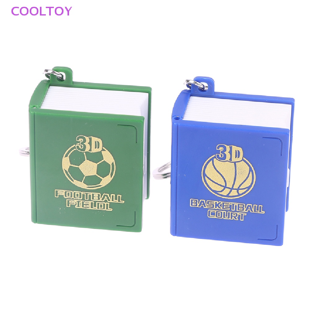 Cooltoy Móc Khóa Hình Quyển Sách Popup 3D Khủng Long Phi Hành Gia Mini Có Thể Gập Lạ