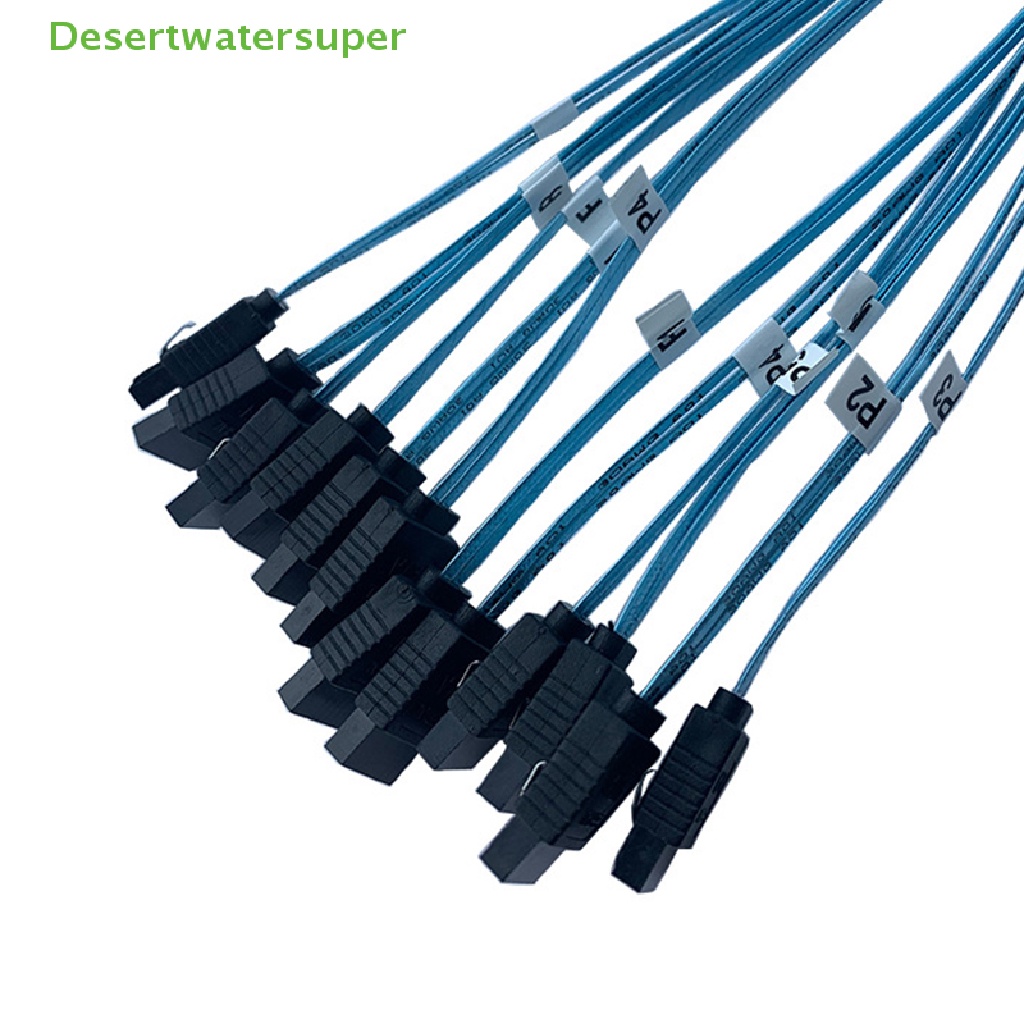 Cáp Chia 6 SATA III 6Gbps 7Pin​ Dây Cáp Dữ Liệu Cho Máy Chủ 0.5m / 1m