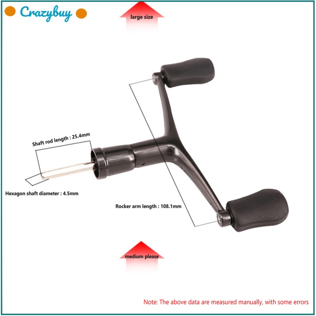 Cr Tay Quay Máy Câu Cá Thay Thế Bằng Kim Loại Chất Lượng Cao