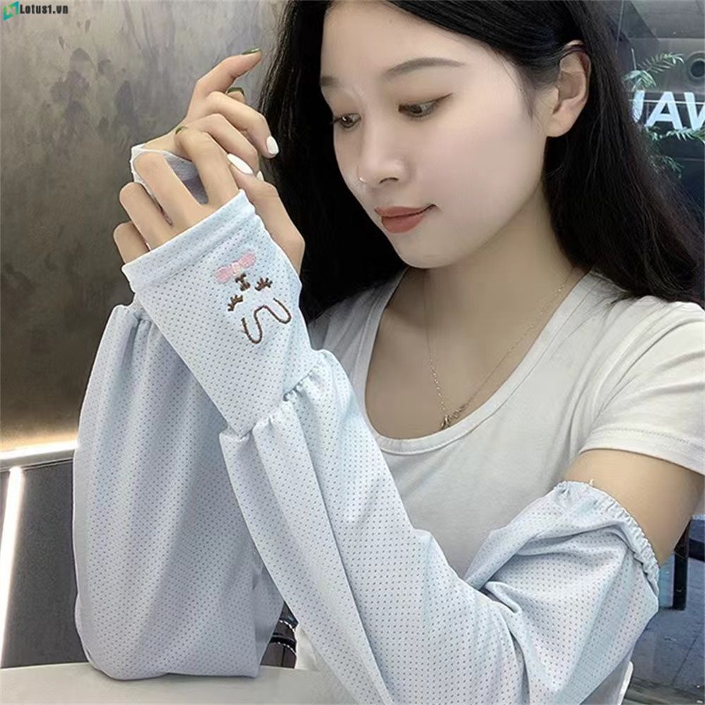 Hàng Có Sẵn 【Hàng Có Sẵn】ống Tay Áo Chống Nắng Mùa Hè Bằng Vải Viscose Ống Tay Áo Chống Tia Cực Tím Cho Nữ Với Dây Thun Ống Tay Áo Bảo Vệ Cánh Tay Chống Muỗi Chống Côn Trùng Thoải Mái
