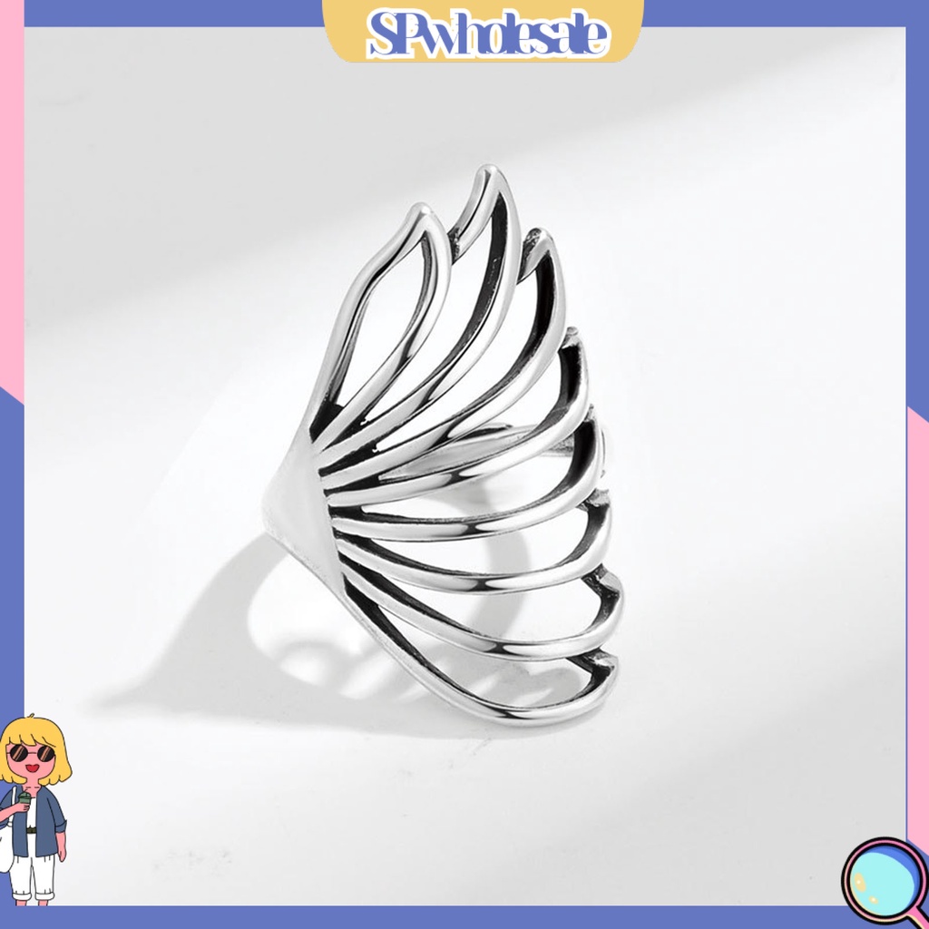 <SPwholesale> Nhẫn Hở Hình Bướm Bằng Đồng Phong Cách Hip hop