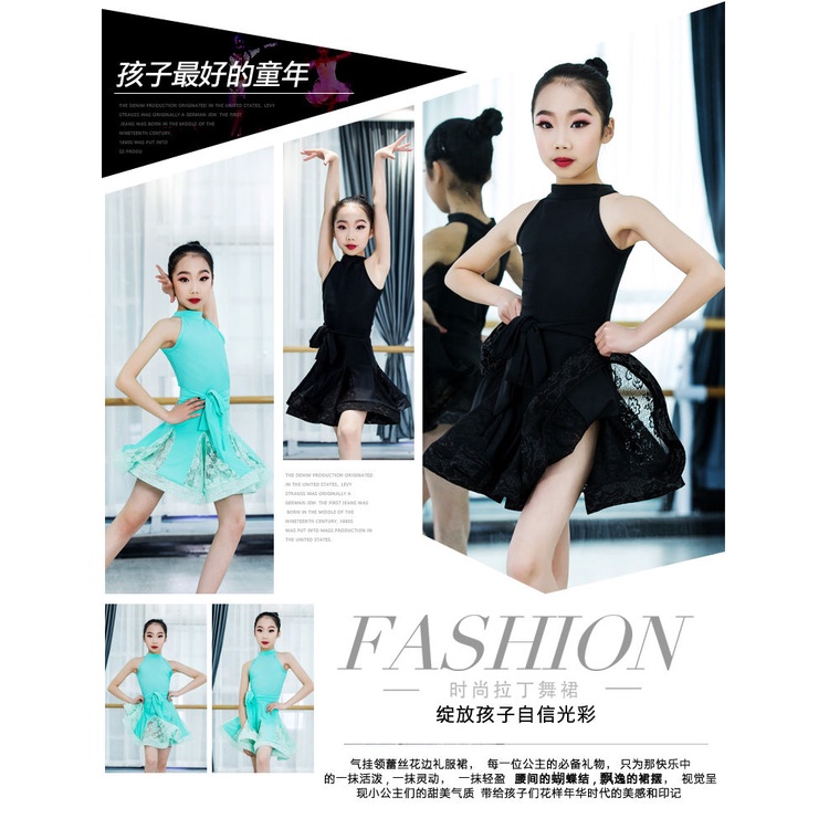 Đầm Khiêu Vũ Nhảy Latin Chuẩn Cho Bé Gái _ MeiJ Store