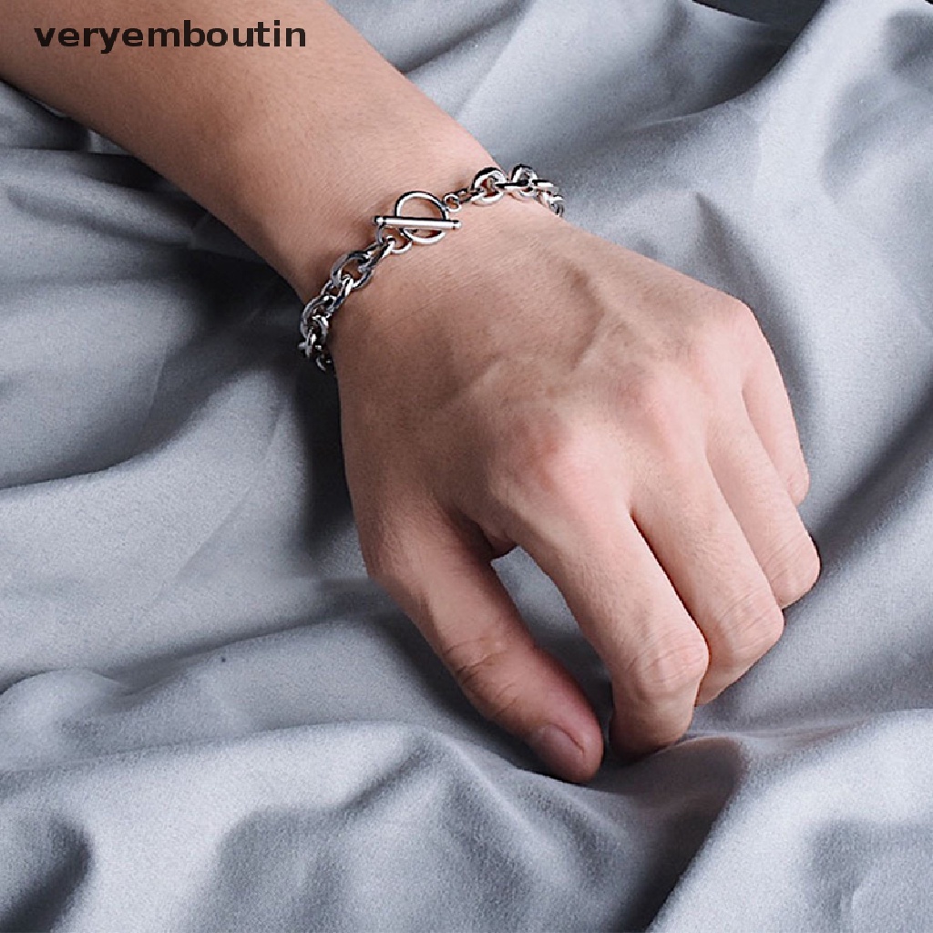 Vòng Tay Dạng Chuỗi Chữ O Đơn Giản Thời Trang Cho Nam Và Nữ