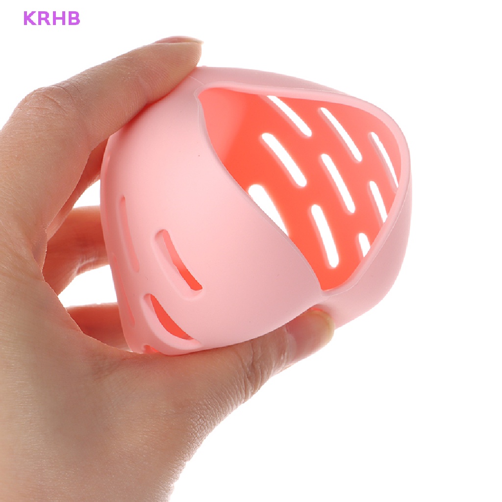 Hộp Đựng Mút Trang Điểm Bằng Silicone Tiện Dụng Khi Đi Du Lịch Mới