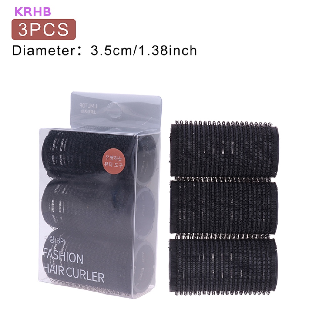 Set 3 Lô Quấn Tóc Xoăn Tự Nhiên Màu Đen Mới