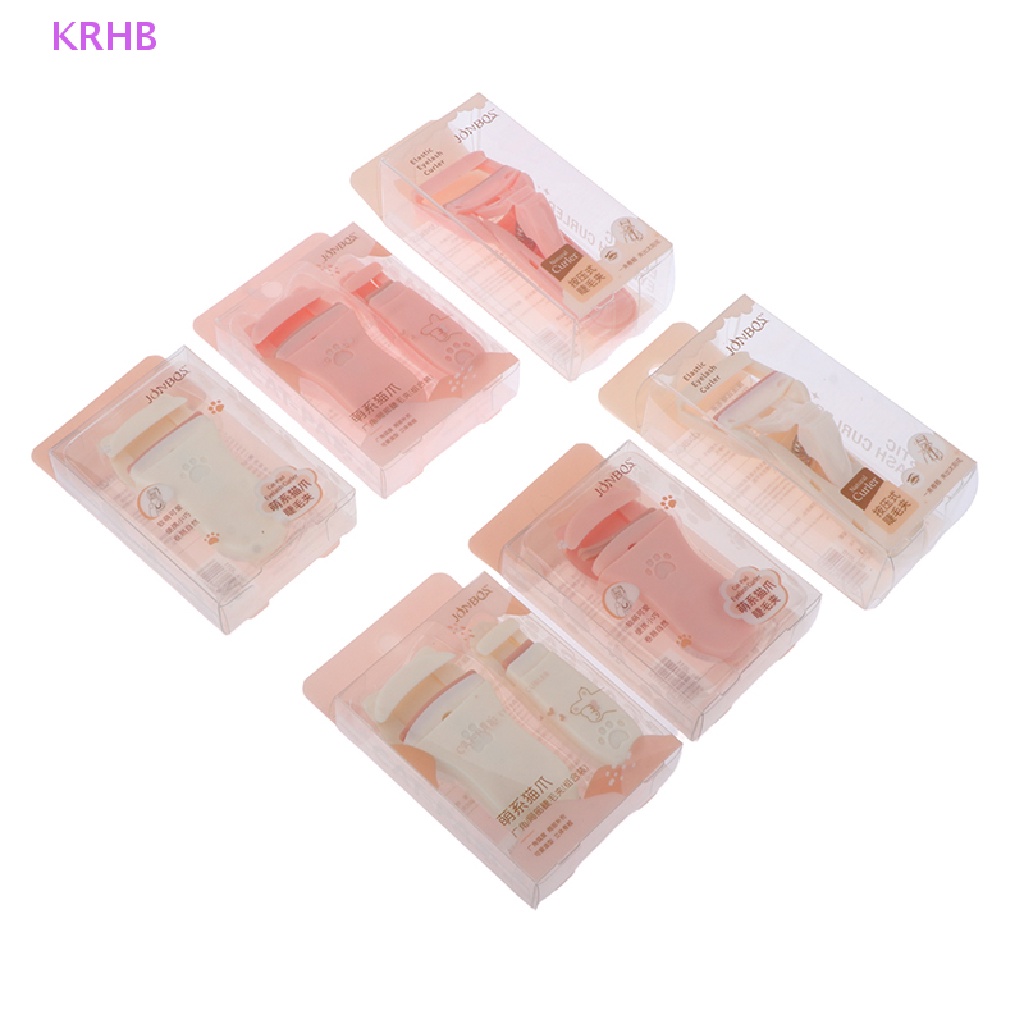 Kẹp Bấm Làm Cong Lông Mi Chuyên Nghiệp Hình Chân Mèo Dễ Thương