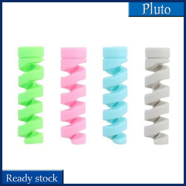 Mới Phụ Kiện Bảo Vệ Dây Cáp Sạc Điện Thoại Bằng Silicon Chống Đứt Tiện Dụng