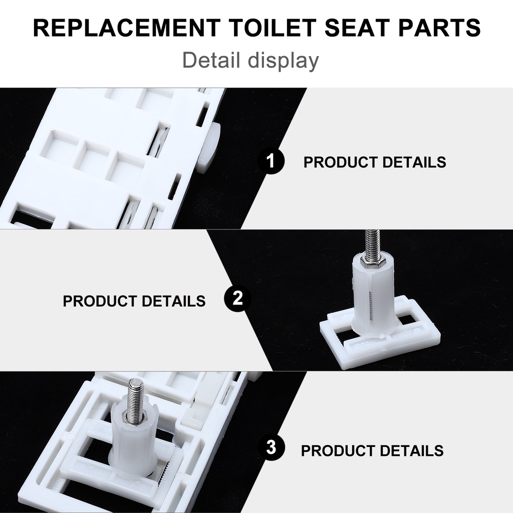 Set 2 Ốc Vít Thay Thế Cho Bồn Cầu Tiện Dụng