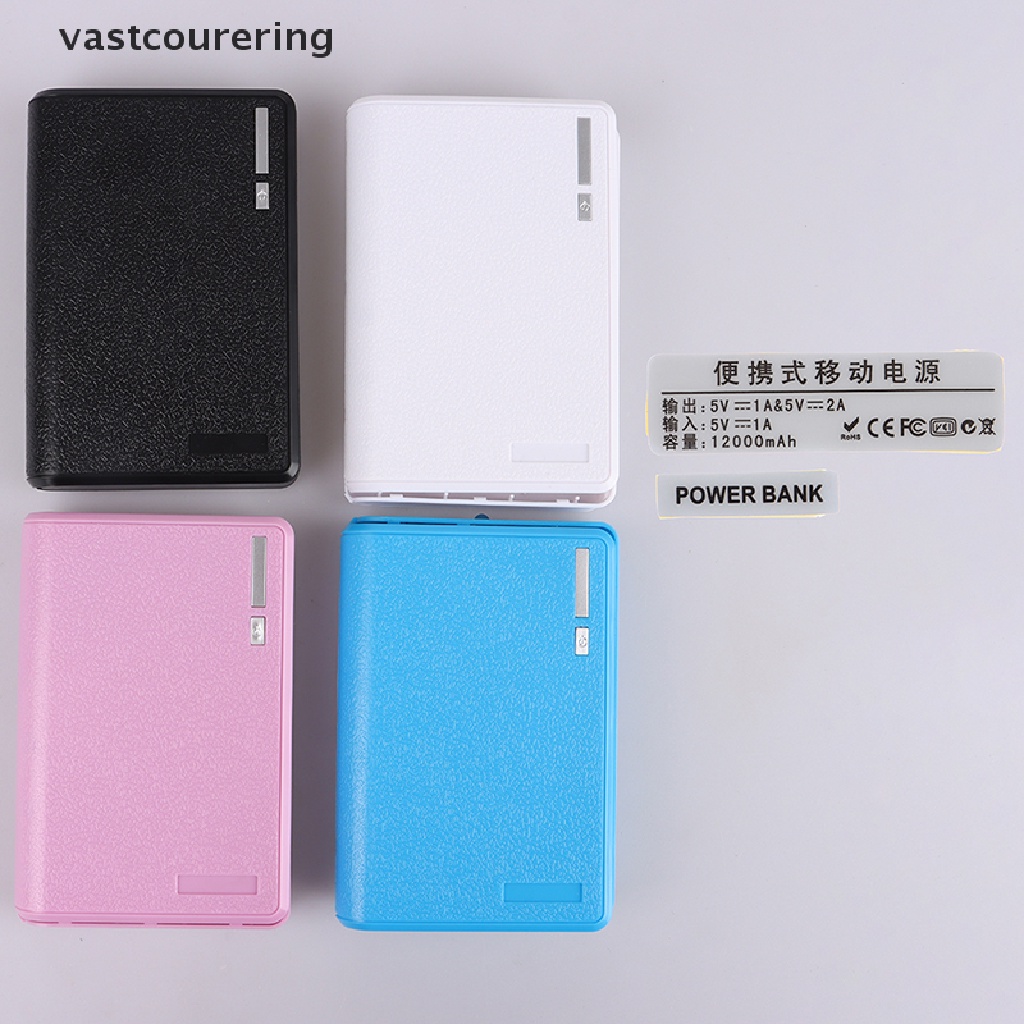 Hộp Đựng Bộ Nguồn Không Hàn Hai Cổng USB 5V 4 * 18650