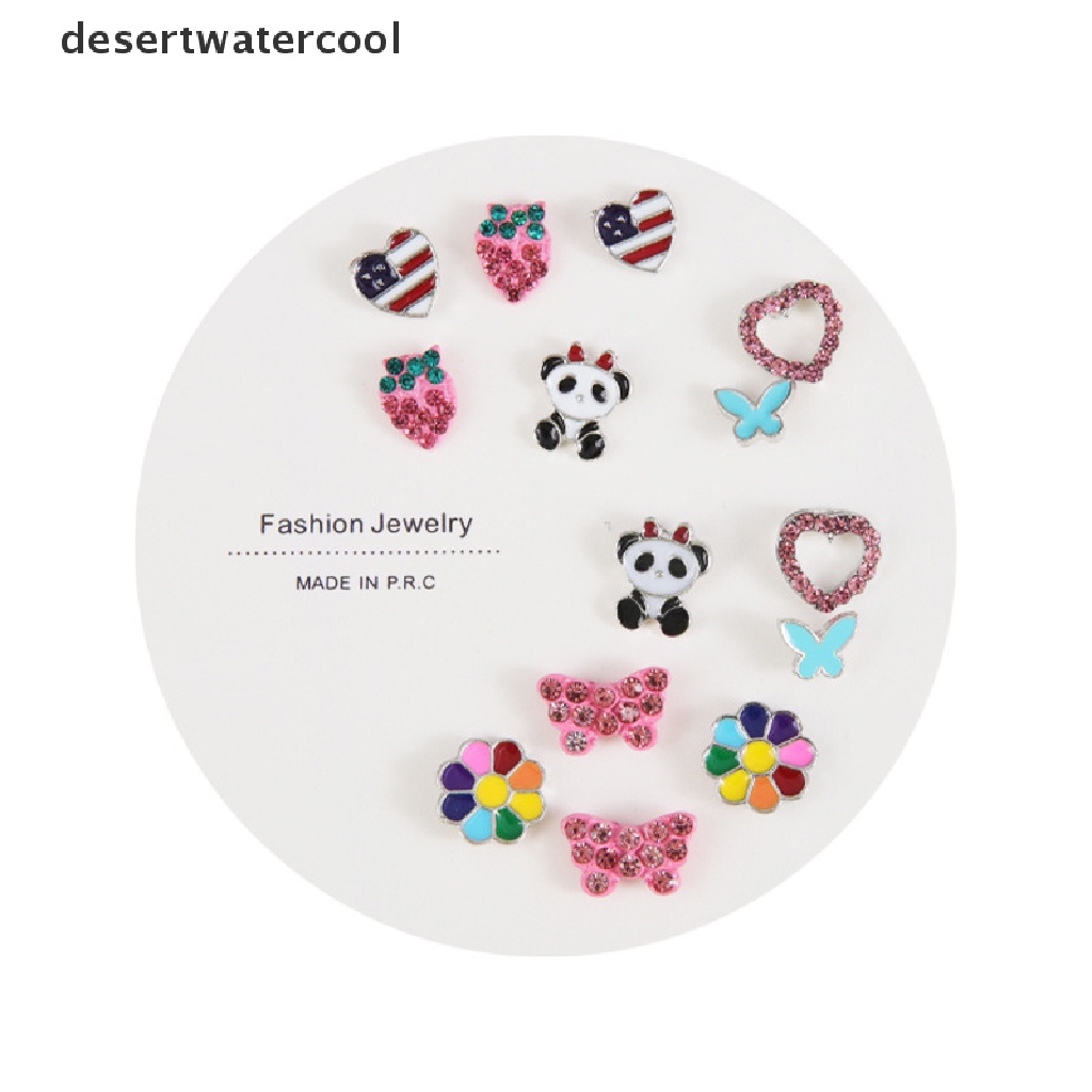 Devn Đôi Bông Tai Xỏ Lỗ Nhiều Cặp Hình Học Bướm Dễ Thương Thời Trang Hàn Quốc Martijn