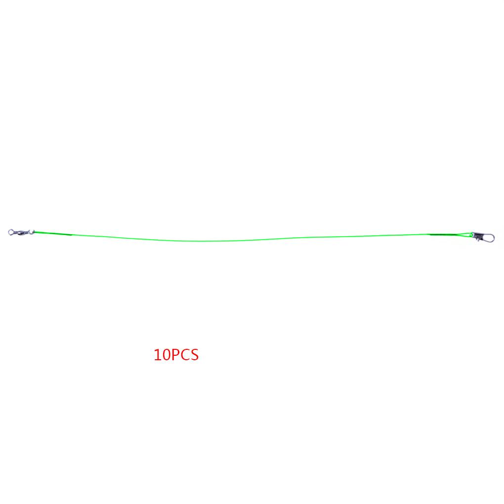 Bộ 10 Dây Câu Cá Bằng Thép Không Gỉ Chống Cắn Chất Lượng Cao