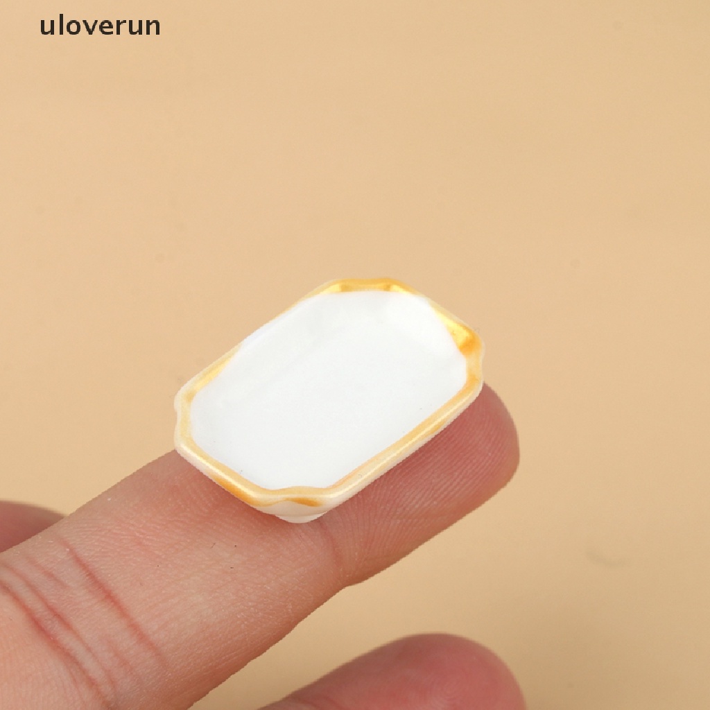 Set 4 Chén Đĩa 1: 12 Trang Trí Nhà Búp Bê Xinh Xắn