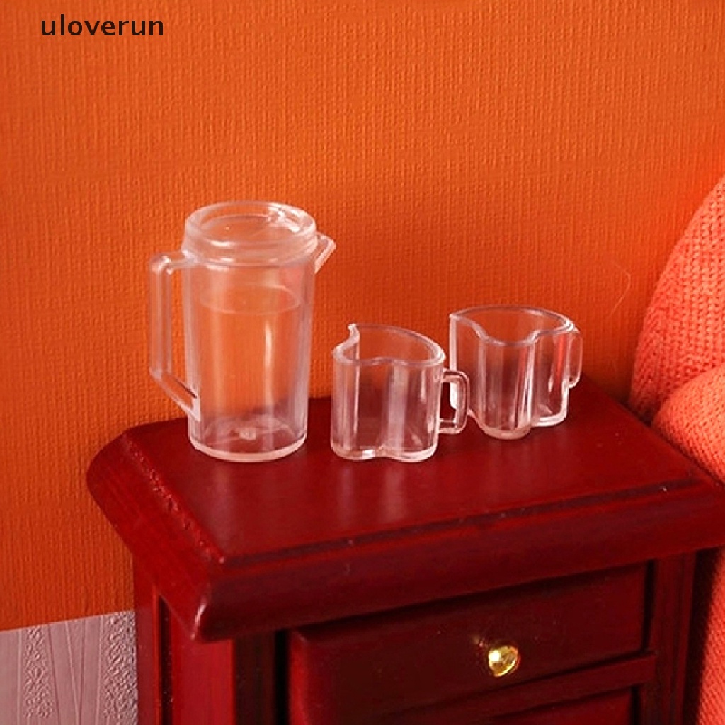 Set 5 Cốc Nước Rỗng Trong Suốt 1: 12 Trang Trí Nhà Búp Bê