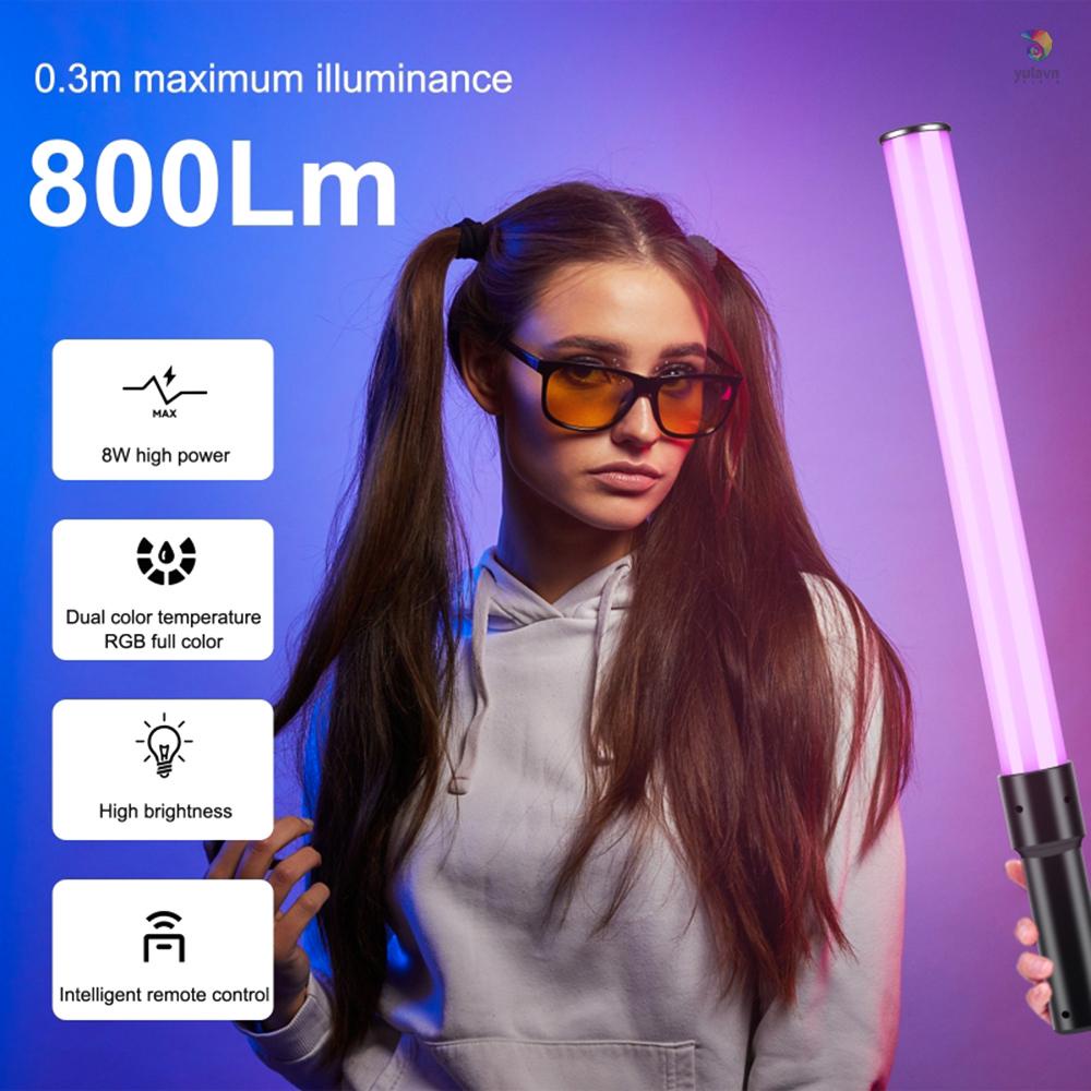 Đèn LED Ống Cầm Tay 300K-6500K 18K Chuyên Dụng Chất Lượng Cao