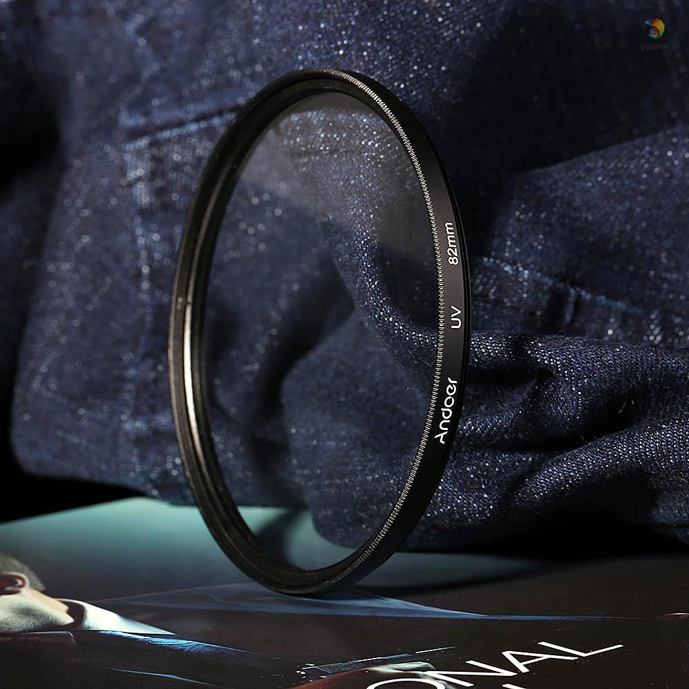 Kính Lọc Tia UV Andoer 82mm Cho Máy Ảnh DSLR