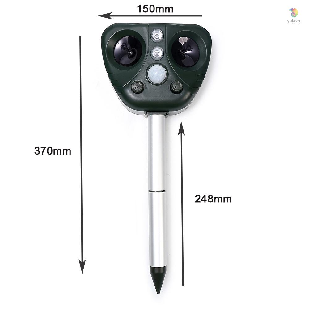 Thiết Bị Xua Đuổi Côn Trùng Bằng Năng Lượng Mặt Trời Chống Nước Cho Sân Vườn / Nông Trại