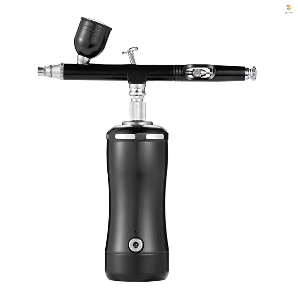 Bộ Súng Phun Sơn Khí Di Động 0.3mm 7cc Có Thể Sạc Lại Cho Máy Xăm Hình / Làm Móng Tay / Làm Đẹp DIY