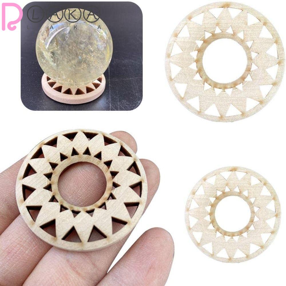 Gỗ LAKAMIER|Giá Đỡ Quả Cầu Bằng Gỗ Kích Thước 30-150Mm|Đế Gỗ Tròn Siêu Bền Dùng Trang Trí|Giá Đỡ Trưng Bày Hình Cầu