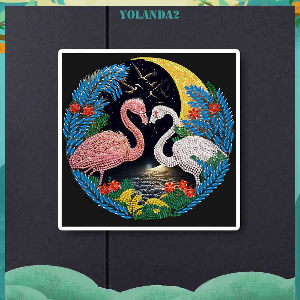 Bộ Tranh Đính Đá 5D Họa Tiết Động Vật Độc Đáo DIY Dùng Trang Trí Nhà Cửa