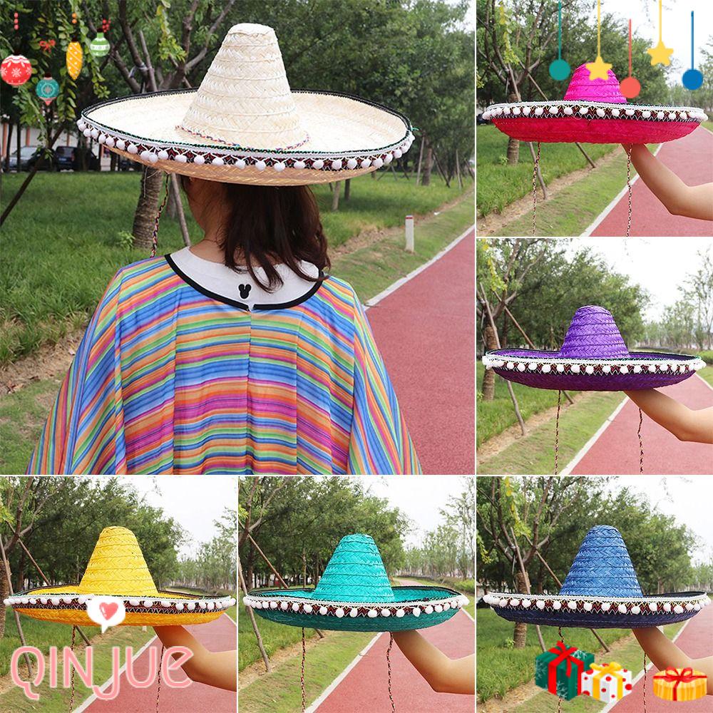 Mũ Hóa Trang Halloween Đính Bóng Lông Phong Cách Mexico Mới