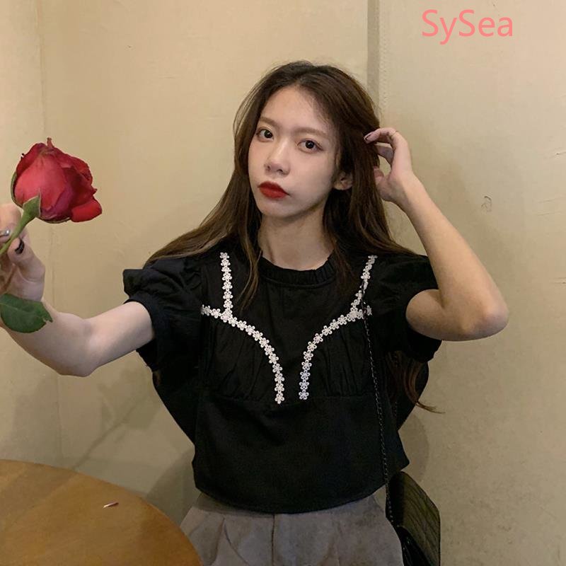 Áo Kiểu Tay Phồng Phong Cách Pháp Thanh Lịch Cho Nữ