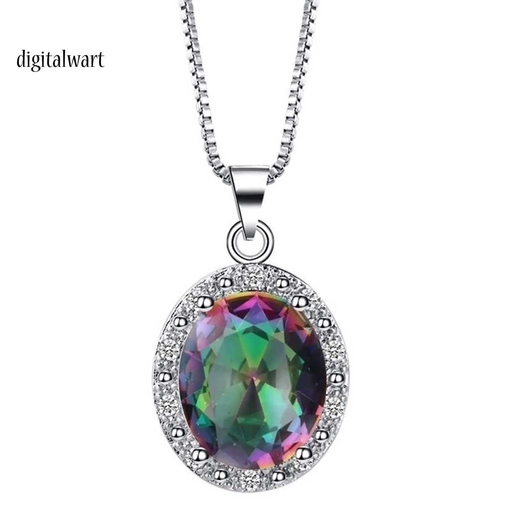 Kỹ Thuật Số| Set 3 Vòng cổ Thời Trang Đính Đá Topaz Nhân Tạo Nhiều Màu