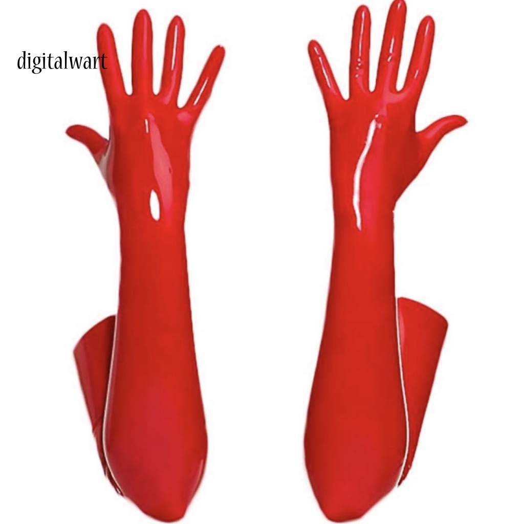 Kỹ Thuật Số| 1 Đôi Găng Tay Da Giả Màu Trơn Độ Đàn Hồi Cao Dùng Biểu Diễn Nhảy Múa Sân Khấu