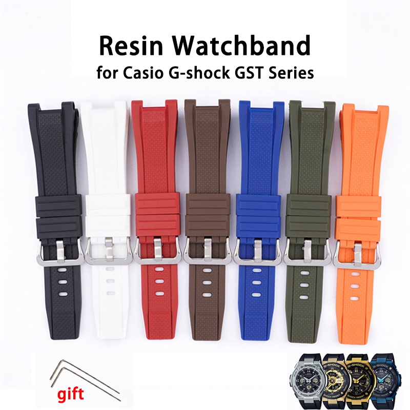 Dây Đeo Cao Su Mềm Chống Thấm Nước Cho Đồng Hồ Casio G-shock GST Series GST-210B GST-W300G