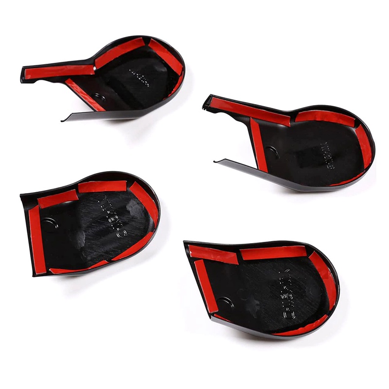 Đối với Toyota Hilux 2015-2021 Giá đỡ ghế chống bụi Cố định Bu lông Nắp trang trí Phụ kiện Màu đen 4PCS