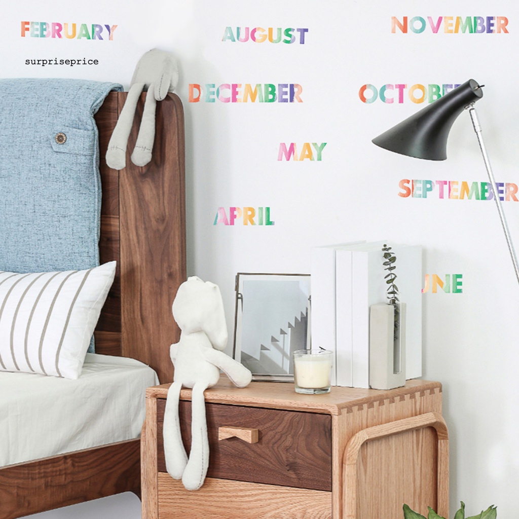 Set 2 Tấm Đề Can Dán Tường 12 Tháng Có Thể Tháo Gỡ Chống Nước Chống Nắng Đa Ứng Dụng