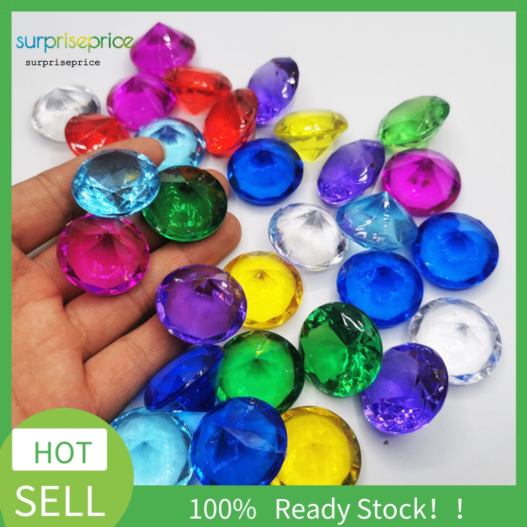 Túi 500g Hạt Kim Cương Giả Bằng Acrylic Dùng Làm Trang Sức