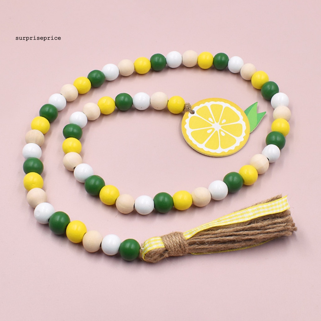 Vòng Hoa Hạt Gỗ Tua Rua Xếp Tầng Di Động Mùa Hè Cho Phòng Ngủ / SPA