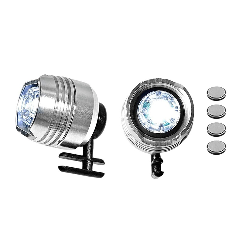 2 Gói Đèn 3 Chế Độ Sáng Cho Thú Cưng / Đi Bộ / Cắm Trại / Phụ Kiện Đám Cưới (Bạc)