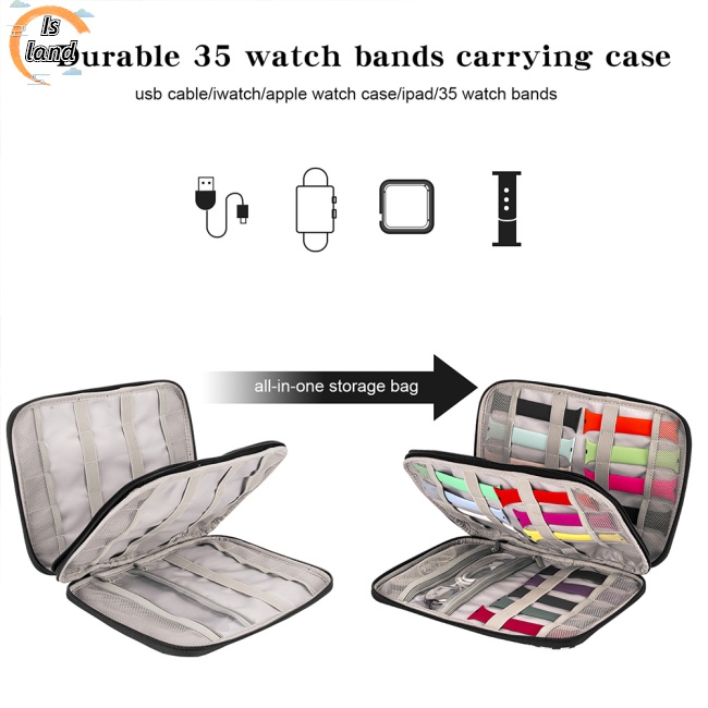 Túi Đựng Đồng Hồ Đeo Tay Hai Lớp Mang Đi Du Lịch Tiện Lợi