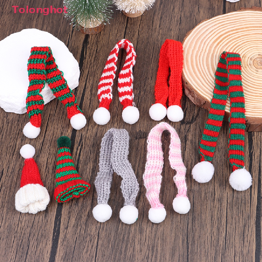 Bộ 2 Búp Bê Mini Trang Trí Giáng Sinh Đáng Yêu