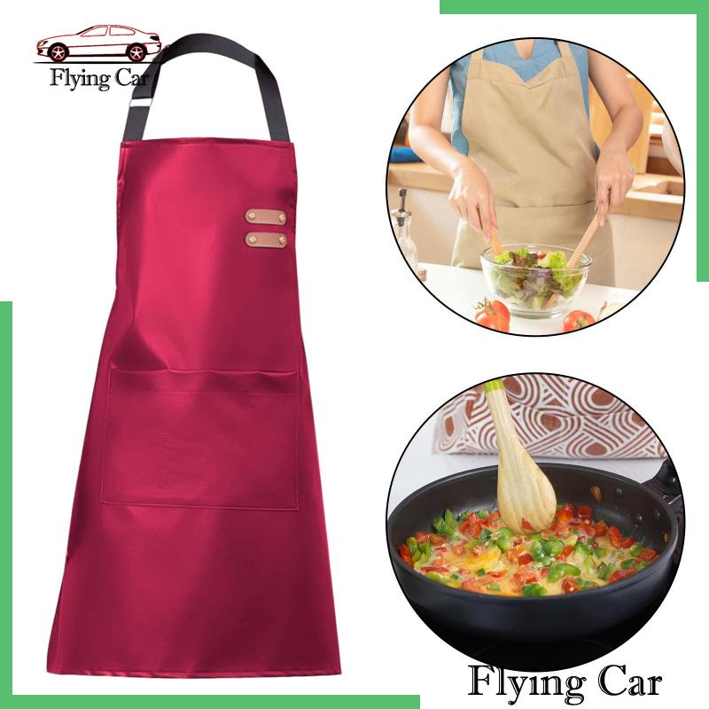 Tạp Dề Nấu Ăn Có Túi Lớn Chống Nước DIY Cho Nữ [Lzdjfmy2]